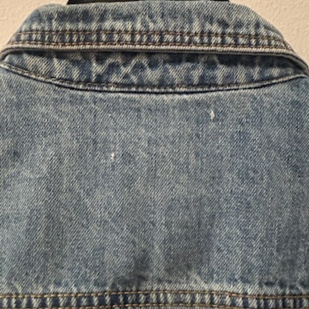 One Teaspoon Malibu Ocean Blue Button Cotton Denim Fitted Mini Dress NWT - Picture 11 of 16
